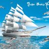 Tranh kính thuận buồm xuôi gió – Tranh 3D thuyền buồm nghệ thuật